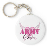 Army Sister Wings Keychains