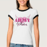 Army Sister Wings T Shirts