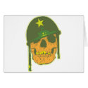 Army Skull cards