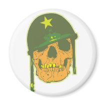 Army Skull magnets