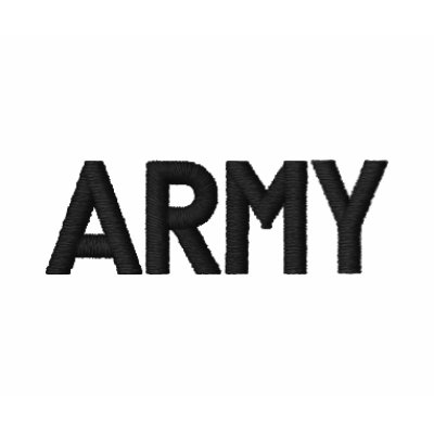 ARMY SLEEVE Embroidered Shirt by edissler
