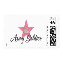 Army Soldier Postage Stamps