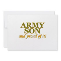 Army Son and Proud of It invitations