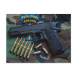 army special forces green berets vets Postcard