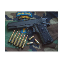 army special forces green berets vets Postcard