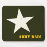 army star, Army Dad! Mousepad
