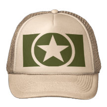 Army Star Mesh Hats