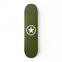 Army Star Skate Board Decks