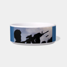 ARMY STRONG CAT BOWLS