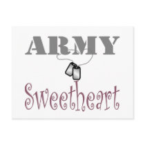 Army Sweetheart 1 Postcard