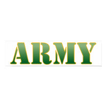 Army Text - Green - Poster posters