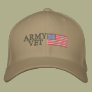 Army Vet with American Flag