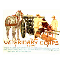 Army Veterinary Corps 1919 posters