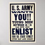 Army wants you!! print
