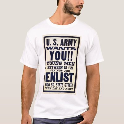 Army Wants You!! Tee