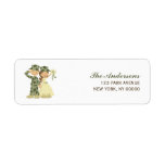 Army Wedding Address Return Labels