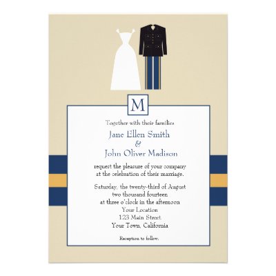 Army Wedding Invitation