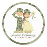 Army Wedding Stickers