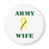 Army Wife 987 Refrigerator Magnets