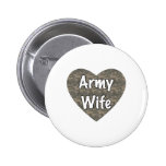 Army Wife ACU Heart Button