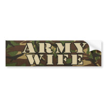 Army Wife Bumper Sticker bumper stickers by hqbumperstickers Army Wife Bumper Sticker bumper stickers