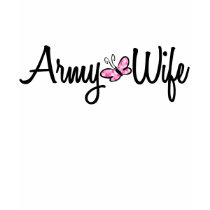 Army Wife camo butterfly t-shirts