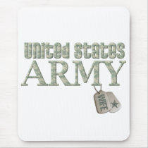 Army Wife - Camo Mouse Pad