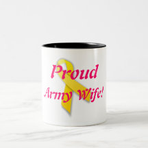 Army Wife coffee cup Mugs