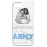 Army Wife Custom Photo in Dog Tags iPhone 5 Cases