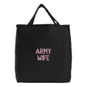 Army Wife embroidered bags