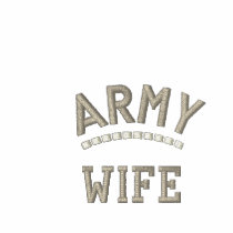 Army Wife embroidered shirts