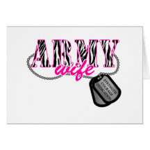 Army Wife Greeting Card