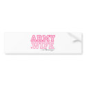 Army Wife in training bumper stickers by militaryloveshop Army Wife in training bumper stickers