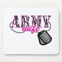 Army Wife Mouse Pad