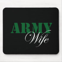 Army Wife Mouse Mat