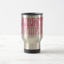 Army Wife (pink) Mug