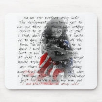 army wife poem mousepads