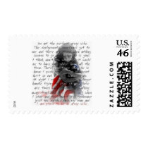 army wife poem postage stamp