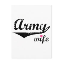 Army Wife postcards