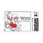 Army Wife - Proud & Strong postage