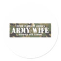 Army-Wife stickers by humorous Army-Wife stickers