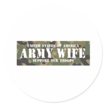 Army-Wife stickers by humorous Army-Wife stickers