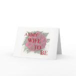 Army Wife To Be Greeting Cards