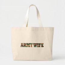 Army Wife Tote Bag