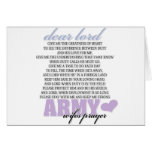 Army Wife's Prayer Greeting Cards