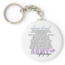 Army Wife's Prayer Keychains