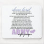 Army Wife's Prayer Mousepad