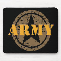 Army With Star mousepads