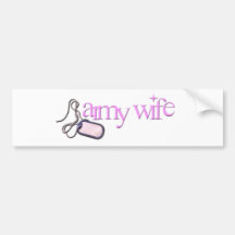 armywife bumper sticker