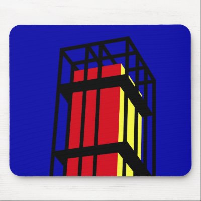 Arne Jacobsen Tower Mouse Pad by lonvig